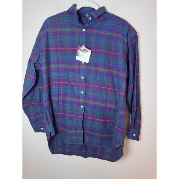 Woolrich Vintage Flannel Button Down Shirt Matching Skirt Sz M/L USA Made NWT - Picture 5 of 13